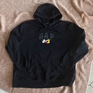 GAP by Disney Black Hoodie with Mickey Mouse Graphic